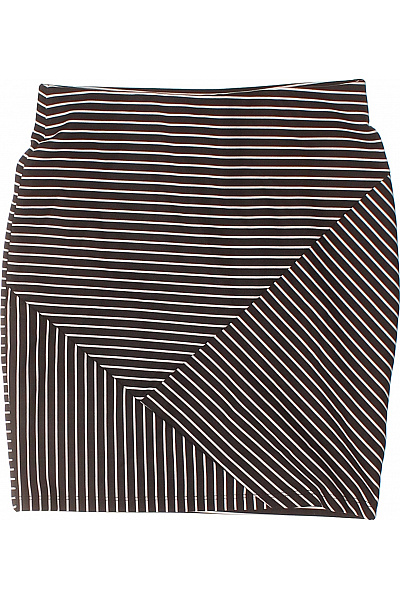 PULL&BEAR Dámská pouzdrová sukně černobílá pruhovaná elastická přiléhavá Velikost S | PULL&BEAR | obrázek 2