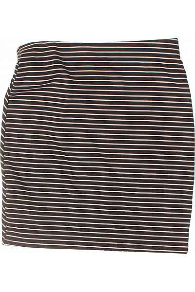 PULL&BEAR Dámská pouzdrová sukně černobílá pruhovaná elastická přiléhavá Velikost S | PULL&BEAR | obrázek 3