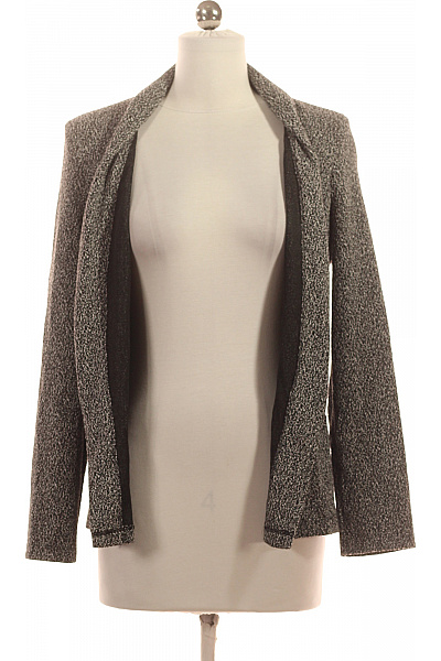 Marks & Spencer Dámský blejzr černobílý vzorovaný struktura elegantní ležérní Velikost 8 | Marks & Spencer | obrázek 3