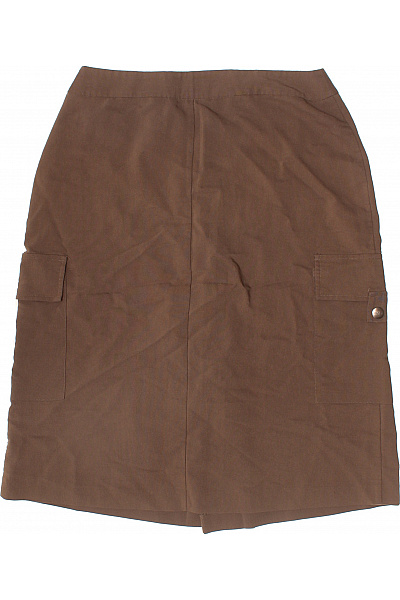 FRANSA Dámská hnědá cargo mini sukně s kapsami rovná letní Vel. 38 | FRANSA | obrázek 3
