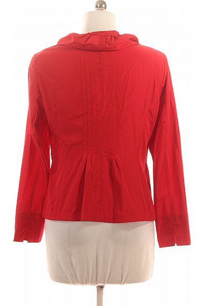 TAIFUN Červené polyesterové vypasované sako letní elegantní moderní do pasu Velikost 40 | TAIFUN | obrázek 3