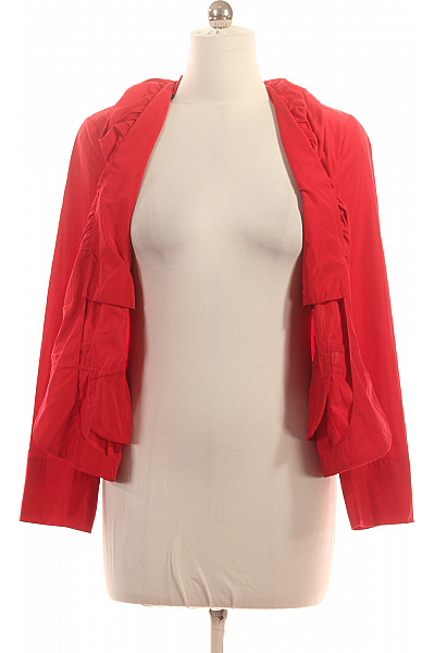 TAIFUN Červené polyesterové vypasované sako letní elegantní moderní do pasu Velikost 40 | TAIFUN | obrázek 4