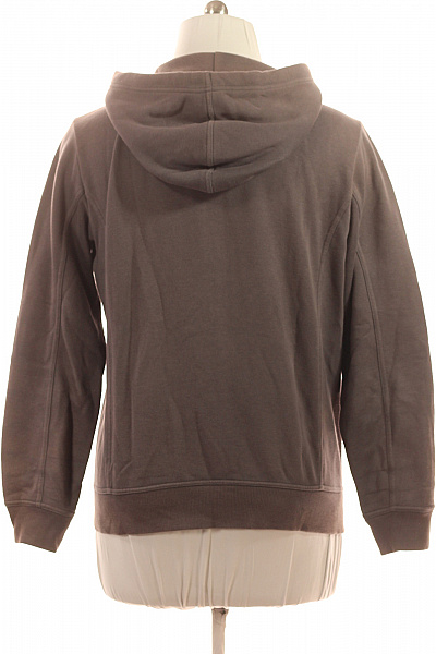 Calvin Klein Pánská bavlněná hnědá mikina s kapucí a potiskem na zip Vel. l | Calvin Klein | obrázek 3