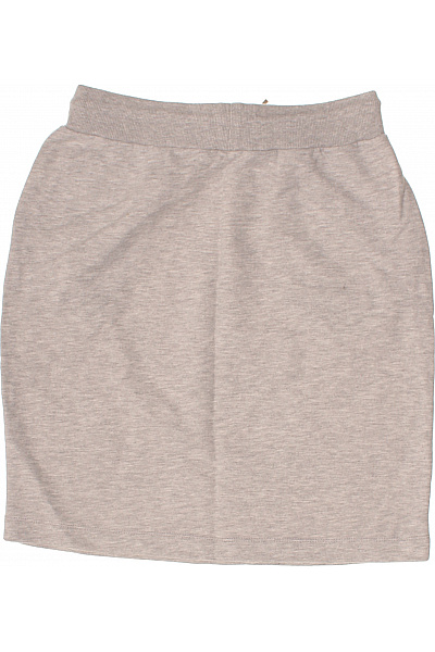 SELECTED Dámská bavlněná sportovní šedá krátká sukně s kapsami a pružným pasem Velikost L | SELECTED | obrázek 3