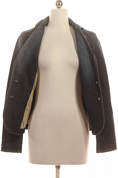 REPLAY Dámské Sako Modrý Second hand Vel. S | REPLAY | obrázek 3