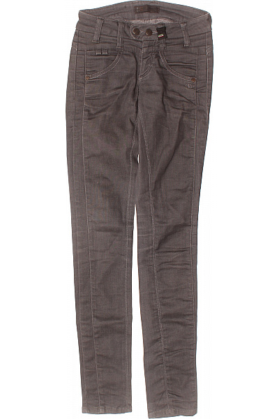 OBJECT Dámské Bavlněné šedé Skinny Džíny Strečové Vel. 25