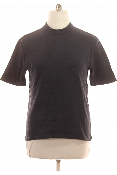 KIEFERMANN Pánské Tričko Černé Krátký Rukáv Basic Stojáček Jednobarevné Velikost XL | KIEFERMANN | obrázek 2