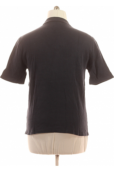 KIEFERMANN Pánské Tričko Černé Krátký Rukáv Basic Stojáček Jednobarevné Velikost XL | KIEFERMANN | obrázek 3