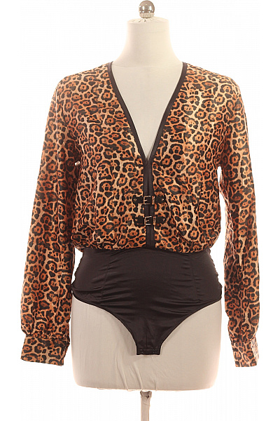 Dámské Tričko S Dlouhým Rukávem A Leopardím Vzorem Velikost L