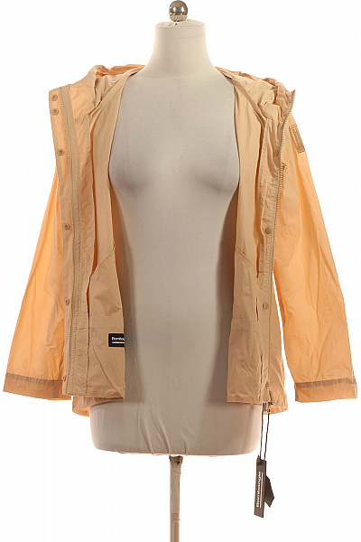 BOMBOOGIE Dámská béžová lehká přechodová větrovka šusťáková s kapucí Velikost M | BOMBOOGIE | obrázek 4