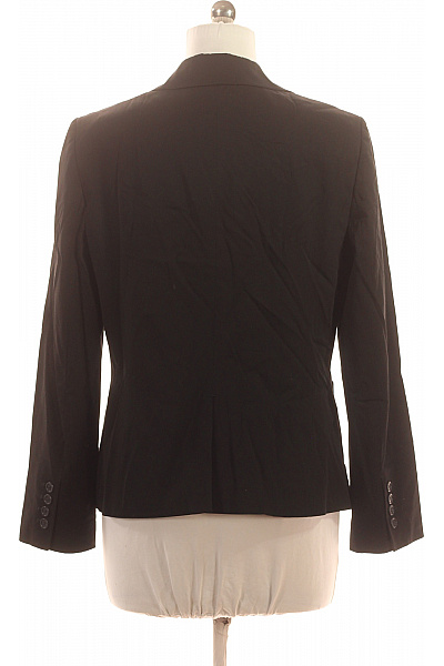 ANN TAYLOR Dámské černé vypasované sako elegantní letní business jednořadé Velikost 12 | ANN TAYLOR | obrázek 3