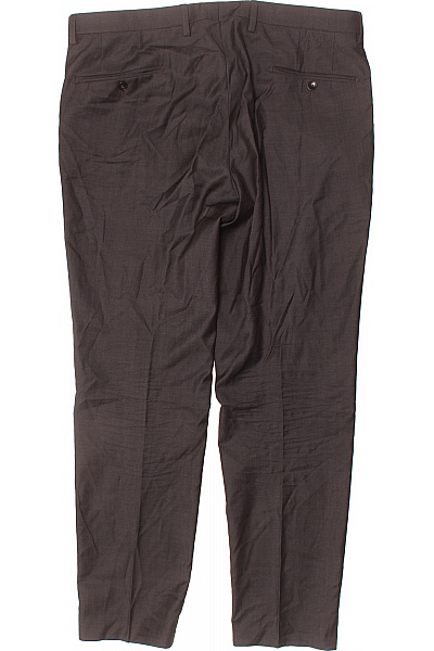 JOOP! Pánské tmavě hnědé společenské kalhoty rovné elegantní business dlouhé Velikost 54 | JOOP! | obrázek 2