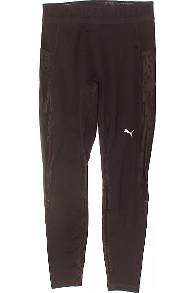 Puma Dámské 3/4 sportovní legíny s kapsami pohodlné na cvičení tmavě hnědé Vel. s | Puma | obrázek 2