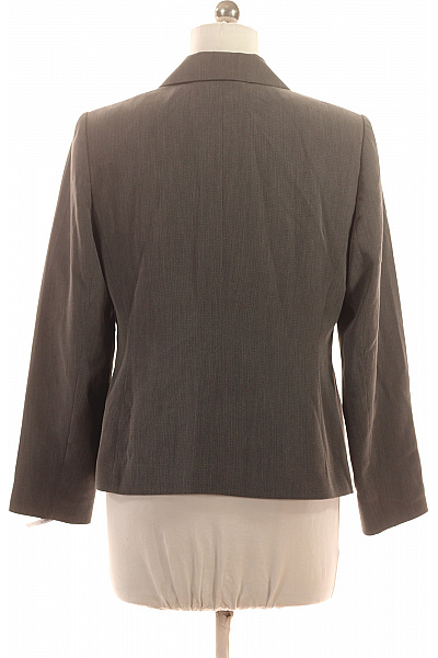 Next Dámský polyesterový šedý blejzr vypasovaný jednořadé s jedním knoflíkem business Vel. 42 | Next | obrázek 3