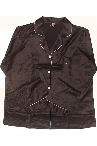 dámské saténové pyžamo hnědé Velikost XL | Unimoda | obrázek 3