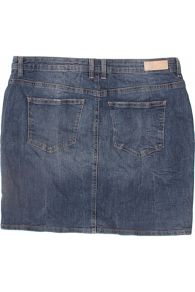 Esprit Dámská bavlněná džínové mini sukně modré s výšivkou květinová krátká Velikost 38 | Esprit | obrázek 3