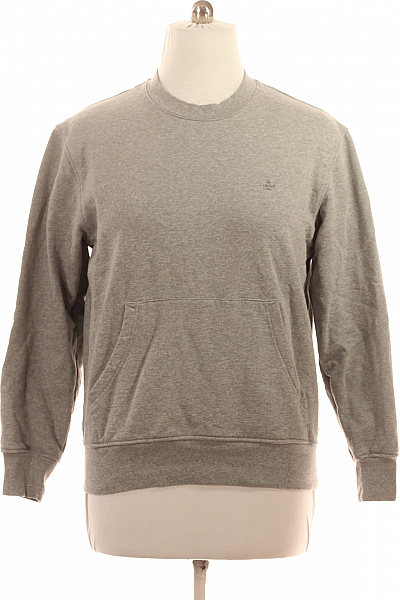 LIU JO Dámská šedá mikina přes hlavu crewneck klokaní kapsa jednobarevná Velikost L | LIU JO | obrázek 2