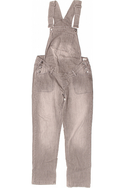 Mama Licious Dámské šedé Laclové Džíny Rovné Seprané S Kapsami Velikost 31/32