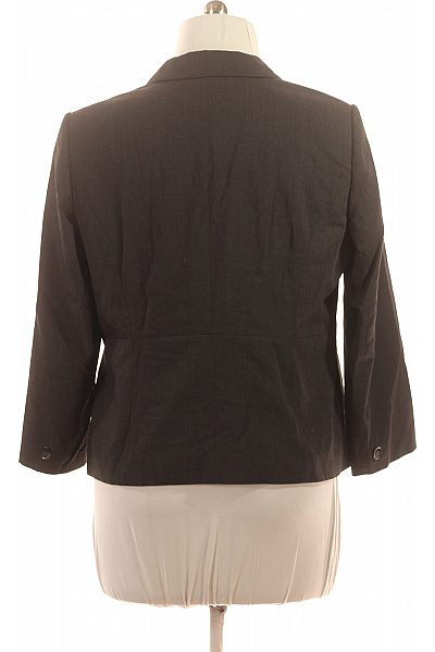 BETTY BARCLAY Dámské společenské sako tmavě šedé vypasované dvouřadé s 3/4 rukávem business Vel. 46 | BETTY BARCLAY | obrázek 3