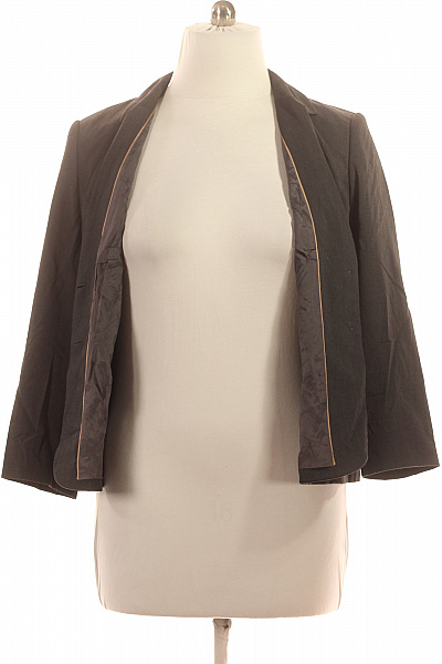 BETTY BARCLAY Dámské společenské sako tmavě šedé vypasované dvouřadé s 3/4 rukávem business Vel. 46 | BETTY BARCLAY | obrázek 4