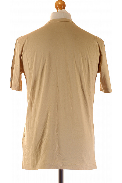 champion Pánské béžové tričko s krátkým rukávem a nápisem streetwear Vel. S | champion | obrázek 3