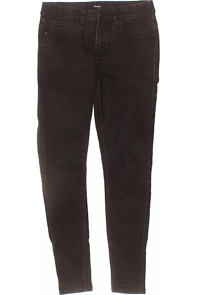 OBJECT Dámské Bavlněné černé Skinny Džíny Strečové úzké Vel. 32