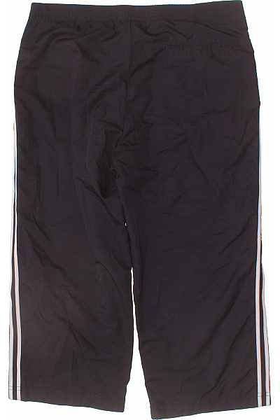 ADIDAS Černé sportovní tříčtvrteční tepláky s pruhy na boku Vel. S | ADIDAS | obrázek 3