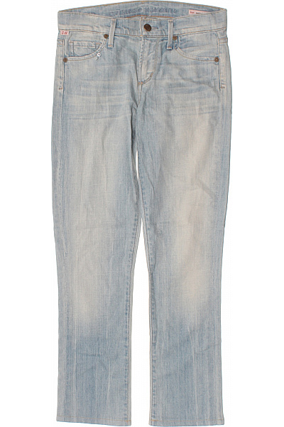 Citizensof Humanity Dámské Bavlněné Džíny Světle Modré Seprané Rovné Klasické Vel. 24