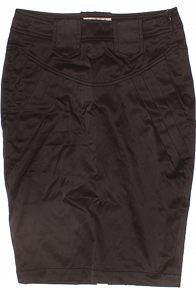 Fornarina Dámská polyesterová pouzdrová sukně tmavě hnědá elegantní business ke kolenům Velikost XS | Fornarina | obrázek 2
