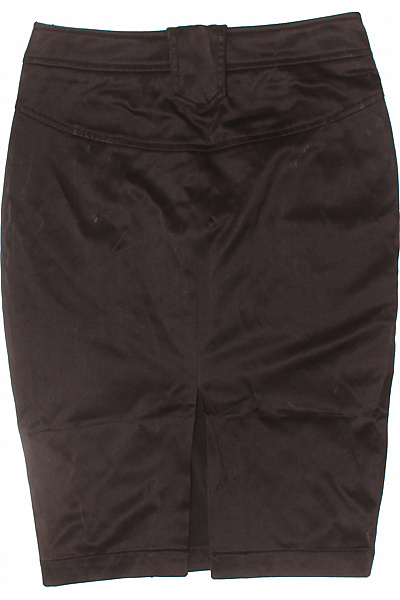 Fornarina Dámská polyesterová pouzdrová sukně tmavě hnědá elegantní business ke kolenům Velikost XS | Fornarina | obrázek 3