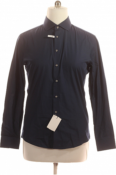 Seidensticker Pánská elegantní košile s dlouhým rukávem bavlněná modrá slim fit Velikost l | Seidensticker | obrázek 2