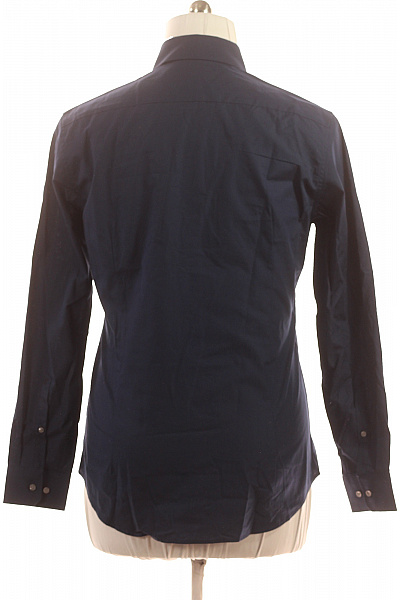 Seidensticker Pánská elegantní košile s dlouhým rukávem bavlněná modrá slim fit Velikost l | Seidensticker | obrázek 3