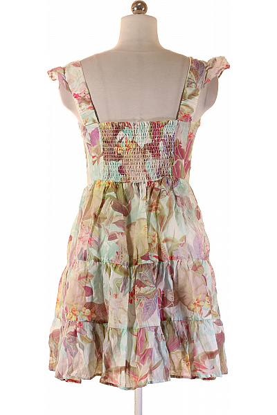 Guess šaty na ramínka květované letní volnočasové krátké Velikost xs | Guess | obrázek 3