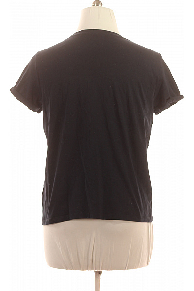 GERRY WEBER Dámské černé tričko basic s krátkým rukávem a kapsou Vel. XL | GERRY WEBER | obrázek 2