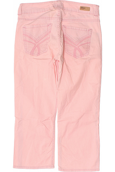 TOMMY HILFIGER Dámské bavlněné tříčtvrteční kraťasy růžové ležérní s kapsami Vel. 29 | TOMMY HILFIGER | obrázek 3