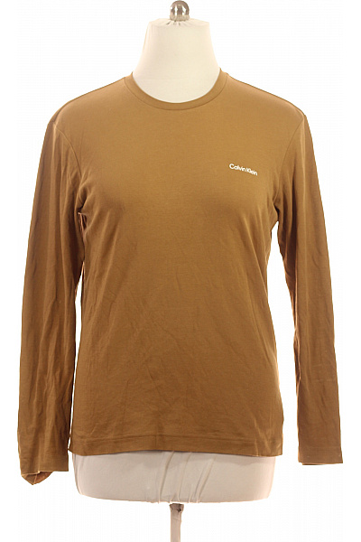 Calvin Klein Pánské tričko s dlouhým rukávem jednobarevné bavlněné basic Vel. l | Calvin Klein | obrázek 2