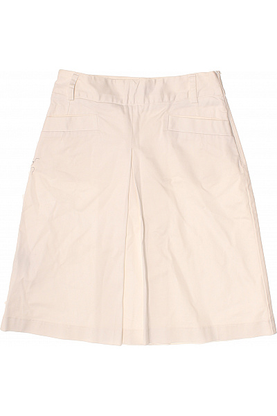 MANGO Béžová áčková sukně ke kolenům s kapsami elegantní jarní Vel. 38 | MANGO | obrázek 2