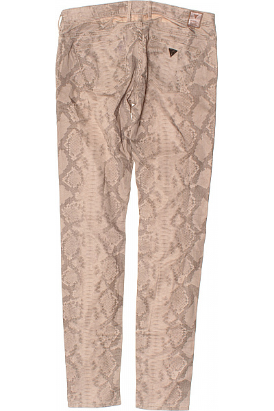 Guess Dámské bavlněné džíny skinny béžové hadí potisk ležérní strečové Velikost 26 | Guess | obrázek 3