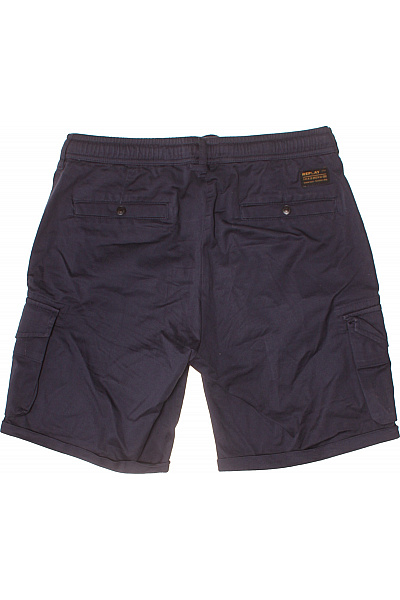 REPLAY Pánské tmavě modré kraťasy cargo volnočasové s kapsami ležérní Velikost m | REPLAY | obrázek 3