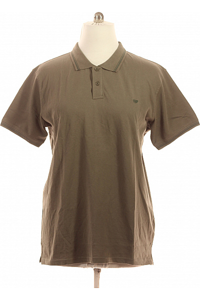 Carrera Pánské khaki polo tričko s krátkým rukávem a výšivkou Vel. 3xl | Carrera | obrázek 2