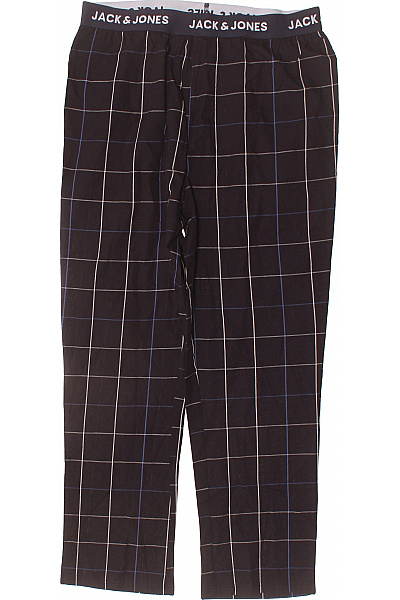JACK & JONES Pánské kostkované pyžamové kalhoty tmavé s potiskem Vel. l | JACK & JONES | obrázek 2