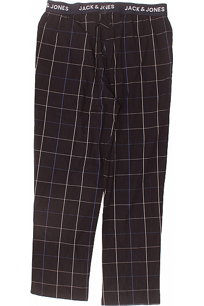 JACK & JONES Pánské kostkované pyžamové kalhoty tmavé s potiskem Vel. l | JACK & JONES | obrázek 3
