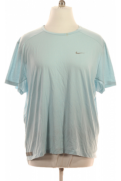 Nike Pánské Světle Modré Sportovní Tričko S Krátkým Rukávem A Logem Vel. 2xl