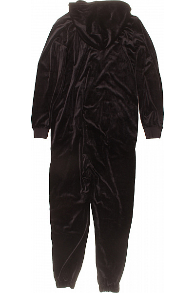 Onepiece Pánský Černý Sametový Overal S Kapucí A Zipem Velikost M | Onepiece | obrázek 3