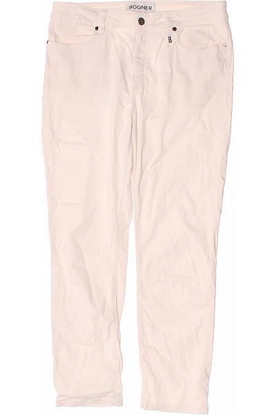 Bogner Dámské Džíny Rovné S Kapsami Béžové Velikost M