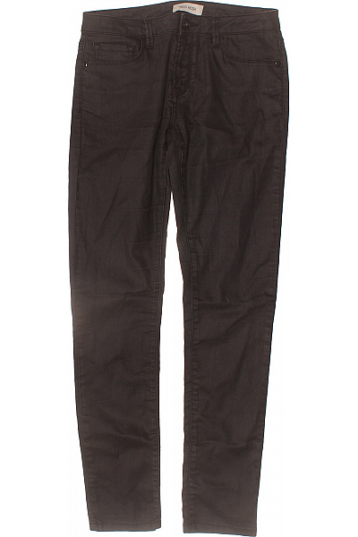 Mos Mosh Dámské Bavlněné Tmavě Hnědé Strečové Skinny Džíny Vel. M