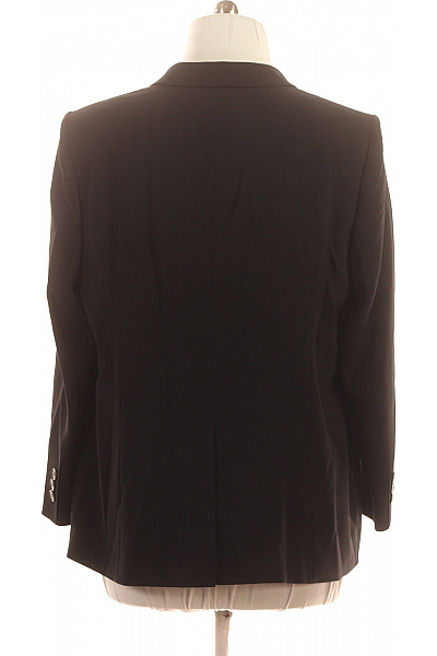 BASLER Dámský černý triacetátový blejzr elegantní business jednořadé na běžné nošení Vel. 46 | BASLER | obrázek 3