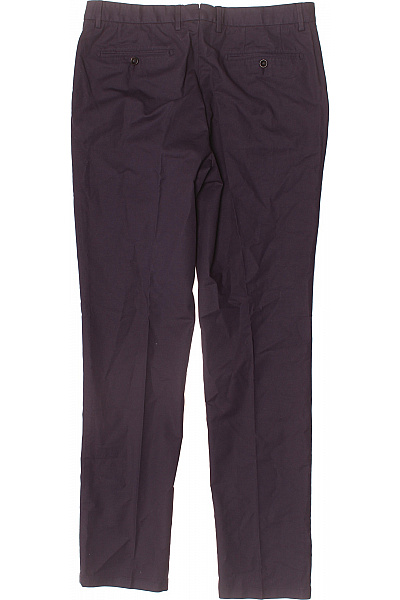 drumohr Pánské tmavě fialové společenské rovné kalhoty elegantní business Vel. 50 | drumohr | obrázek 3