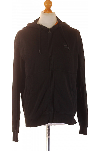Hugo Boss Pánská černá mikina s kapucí a zipem streetwear Velikost M | Hugo Boss | obrázek 2
