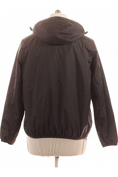 K-WAY Pánská tmavá lehká šusťáková větrovka se zipem a kapucí Velikost l | K-WAY | obrázek 2